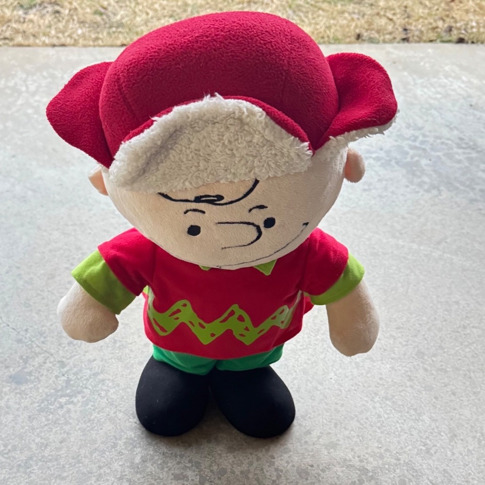 Dan Dee Peanuts Charlie Brown‎ Christmas Plush Holiday Decor 21 Inch 2014